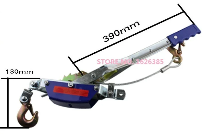 1T--2Ton ratchet cable puller hand wire rope puller wire rope ratchet pulling grip