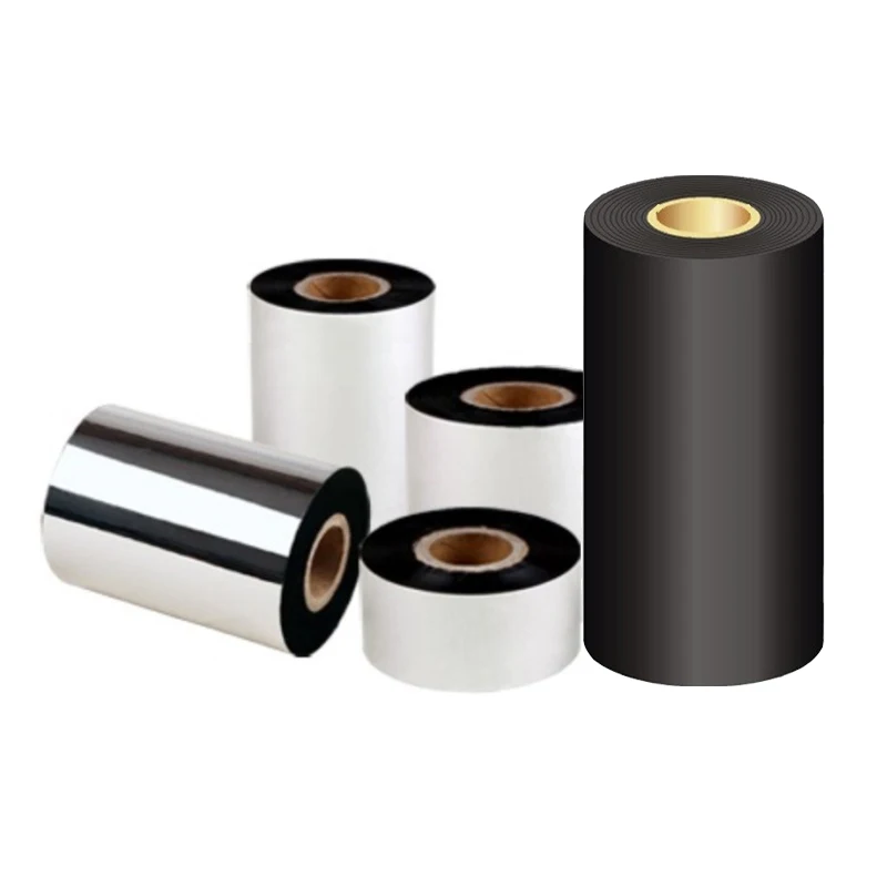 80*300 Strengthened Wax Ribbon 80mm X 300m Black Ink Ribbons 80mmX300mm Barcode Label Printer Wax Ribbons