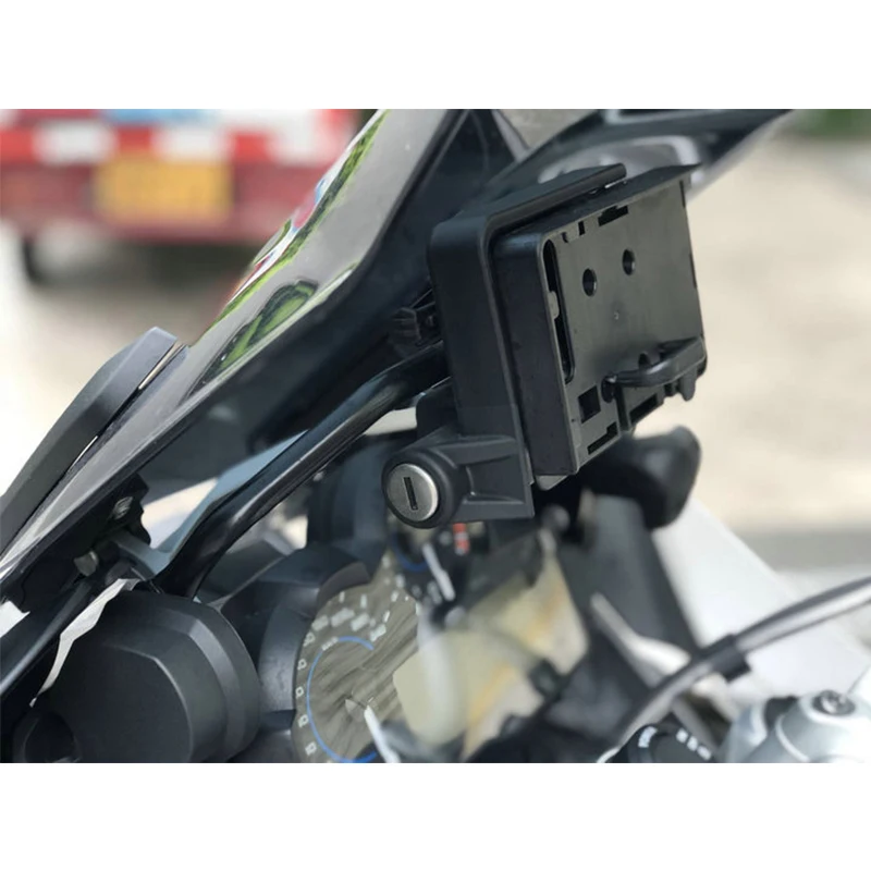 2018 New For BMW R1200GS LC 2013-On Mobile Phone Navigation Bracket For GARMIN USB Phone Charging R1200 GS ADVENTURE ADV 12MM