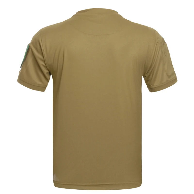 Drop Men's T Shirt Men Gear Camouflage Army T-Shirt Fitness Casual Bodybuilding Men RU Soldiers Combat Tactical T Shirt Military