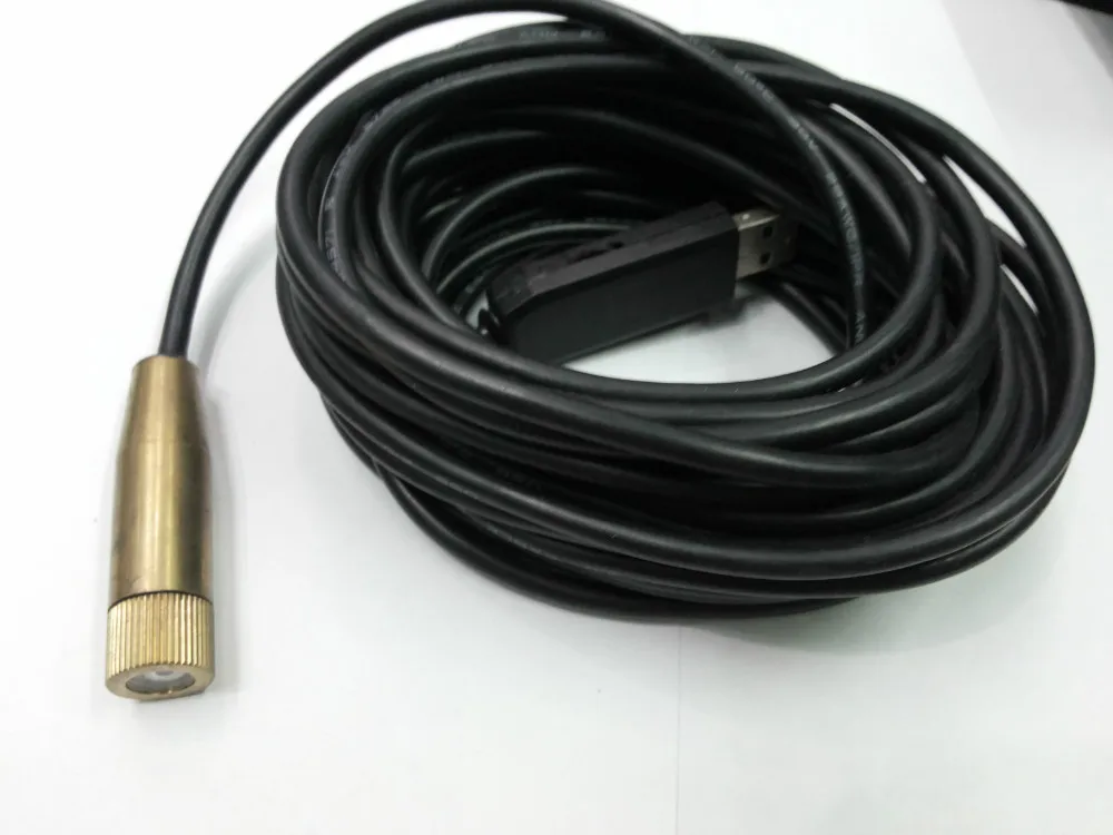 

300,000 Pixels 7M USB Endoscope Camera Bronze Head Diagnostic Tool