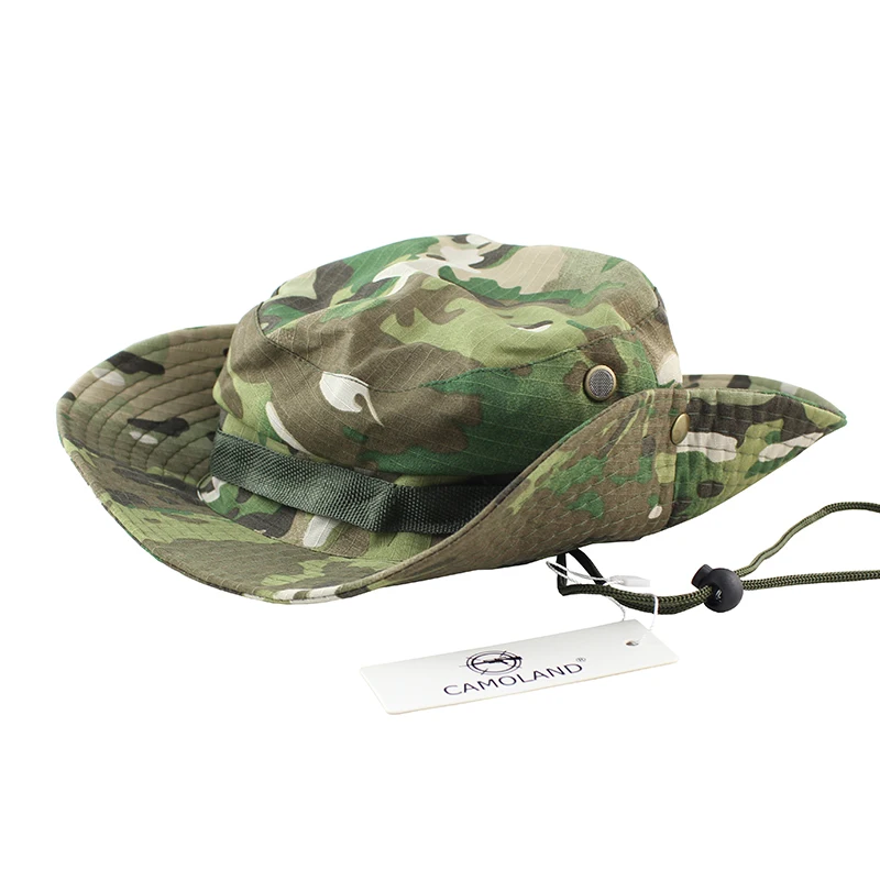 6 Colors Tactical Airsoft Sniper Camouflage Boonie Hats Nepalese Cap Militares Army Mens Bucket Hat Military Accessories Male