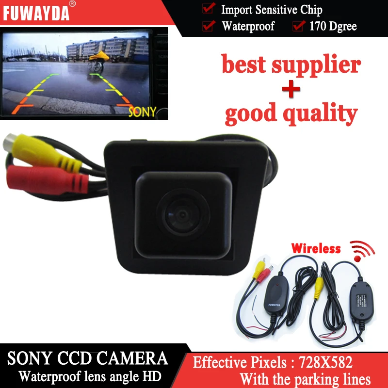 FUWAYDA Wireless SONYCCD Chip Car Rear View Reverse With Guide Line CAMERA FOR Mercedes-Benz S-Class GLK300 GLK350 WATERPROOF HD