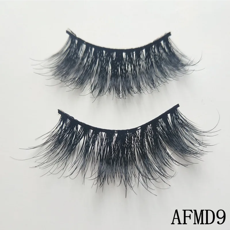 IN USA Mink Lashes 100pairs Natural Long False Eyelashes Dramatic Fluffy 3D Mink Lashes Wispy Wholesale Eye Lashes Thick Soft