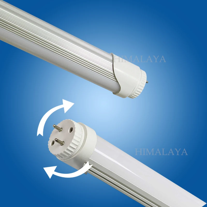 Toika  25pcs/lot 30W 1800MM rotate T8 LED Tube Light High brightness SMD2835 25LM/PC 144leds AC85-265V CE&ROHS