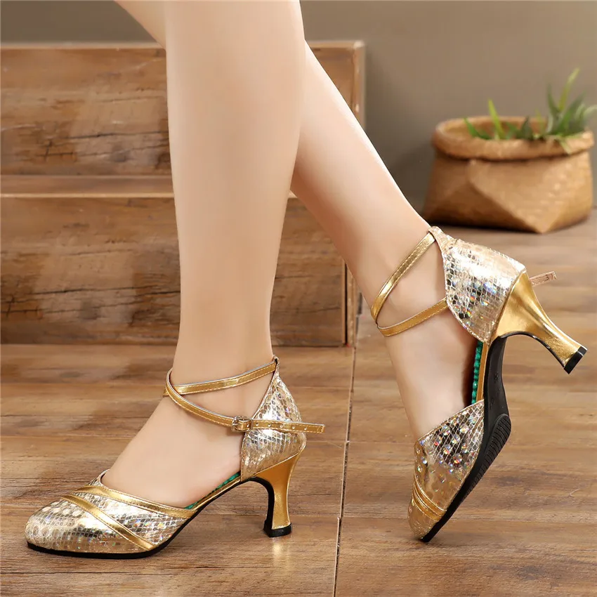 jazz dancing shoes for women latin dance shoes woman salsa ballroom shoes closed toe heels zapatos baile latino mujer 34 41