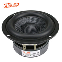 GHXAMP 4 Inch Woofer Subwoofer Speaker Unit HIFI 4ohm 40W Fiberglass Woven Basin Deep Bass Loudspeaekr Large Magnetic 1PC