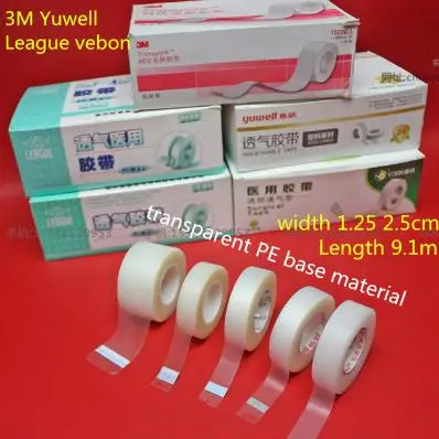 medical PE plastic transparent fabric adhesive tape infusion tear tape Women Breathable False Double-fold eyelids makeup Tool