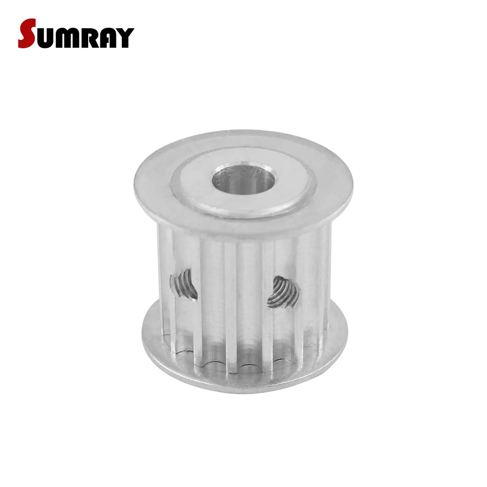 5pcs 5M 15T Timing Pulley 5/6/6.35/8/10/12mm Inner Bore  11/16/21/27mm Width Aluminium Alloy Pulley Wheel for Laser Machinei