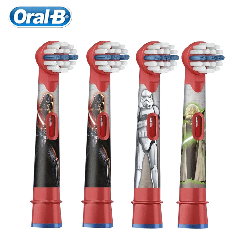 Oral B Kids Electric Toothbrush Replaceable Bush Heads Star Wars Series Protect Baby Teeth Gum Care for Children 3+