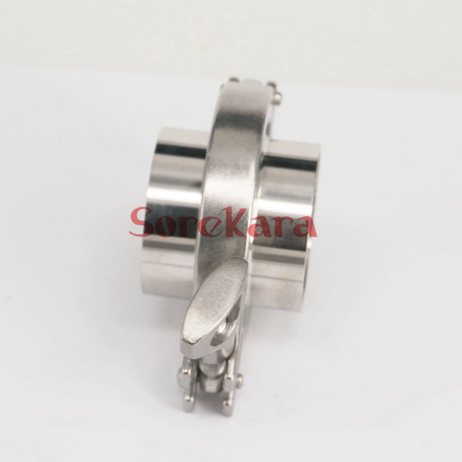 

A Set 48mm O/D Sanitary Tri Clamp Weld Ferrule + Tri Clamp + Silicon Gasket 304 Stainless Steel