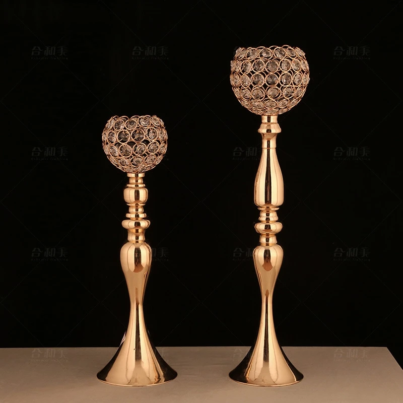 10PCS wholesale crystal candle holder candle stick Table Centerpiece Wedding Decoration candelabra 43cm 53cm Tall