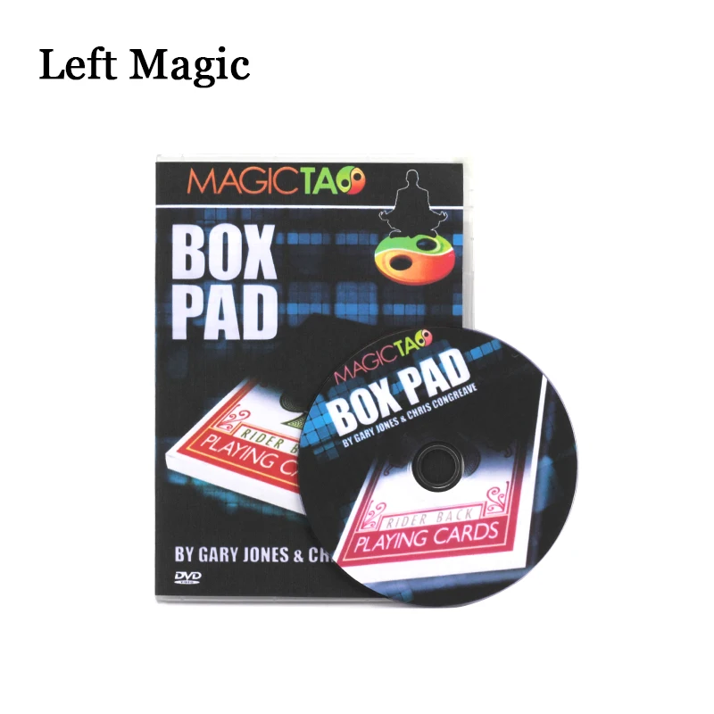 Box Pad (Gimmicks+DVD) By Gary Jones And Chris Congreave Magic Tricks  Notepad Change Card Box Magic Props Close Up Stage