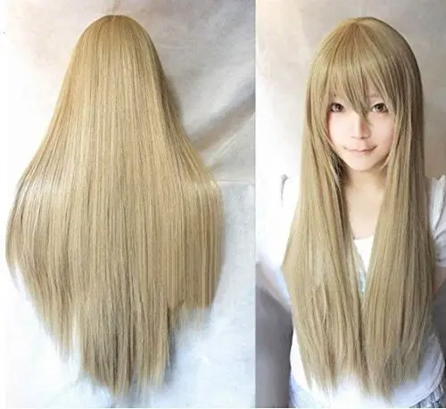 80Cm Nataliya Arlovskaya Cosplay Bộ Tóc Giả Anime APH Khối Trục Hetalia Belarus Tóc Giả Dài Thẳng Trang Phục Đảng Tóc Tổng Hợp Tóc Giả