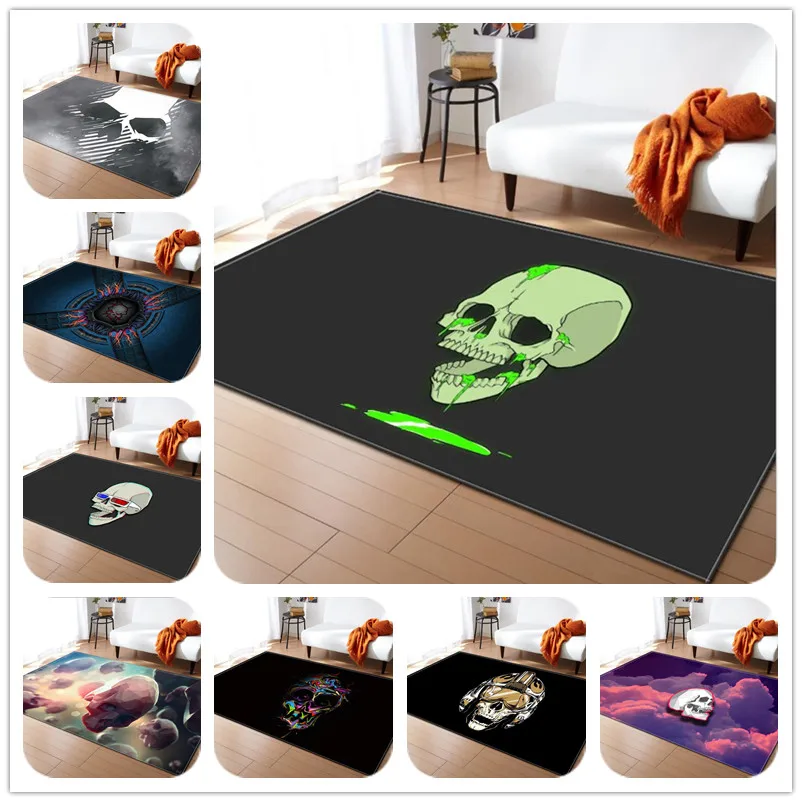 

Terror Print Carpets for Living Room Bedroom Decor Carpet Baby Play Crawl Game Large Area Rug Bathroom Non-slip Floor Mat/Rugs