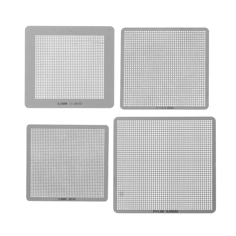 27Pcs Bga Stencils Universele Direct Verwarmd Stencils Voor Smt Smd Chip Rpair Ls'd Tool