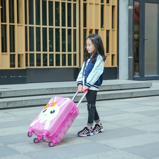 Letrend 3D Cartoon Rolling Bagage Spinner Kinderen Wiel Koffers Kids Leuke Trolley Reistas Student Carry Op Schooltassen