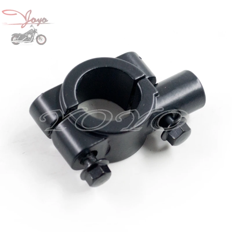 

22mm 7/8" Motorcycle Handlebar Mirror Mount Clamp Clip Base For Kawasaki KL250 KLX250 KLE250 KLX125 KLX300 KLX400 KDX200 250