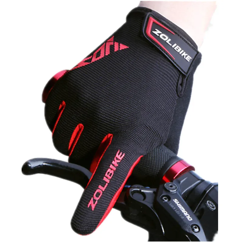 3 Colors Full Finger Cycling Gloves Touch Screen MTB Bike Gloves Shockproof Men Women Bicycle Riding Long Glove M-2XL