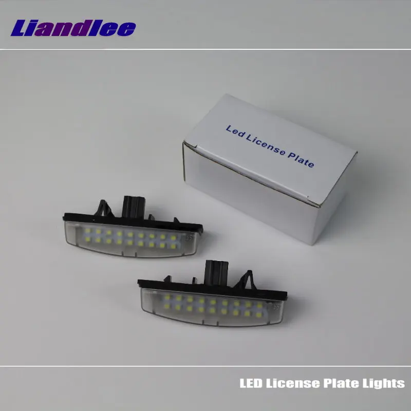 Liandlee Car License Plate Lights For Lexus LS430 UCF30 2001-2006 Auto Number Frame Lamp LED Bulb Replacement Accessories