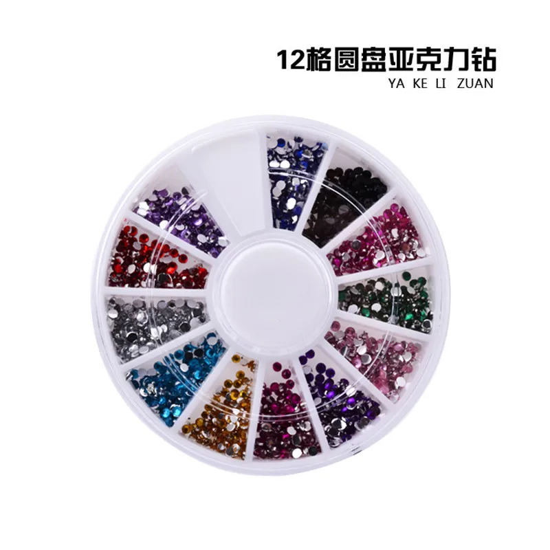 

DIY Nails Rhinestone 3D Acrylic Crystal Glitter Jewelry Nail Art Decorations Makeup Tools