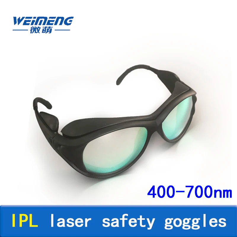 

Weimeng 400nm-700nm OD5+ safety IPL laser protective goggles for Photon beauty & photon skin renewal & red blood removal