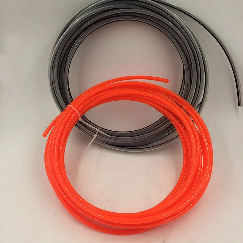 SAT9205 PU luvas de Nylon Anti-corrosão Mangueira 4*6 4*6 5*8 3 pcs 10 metros para Dupla Bico Injetor De Pulverizador Agente AB