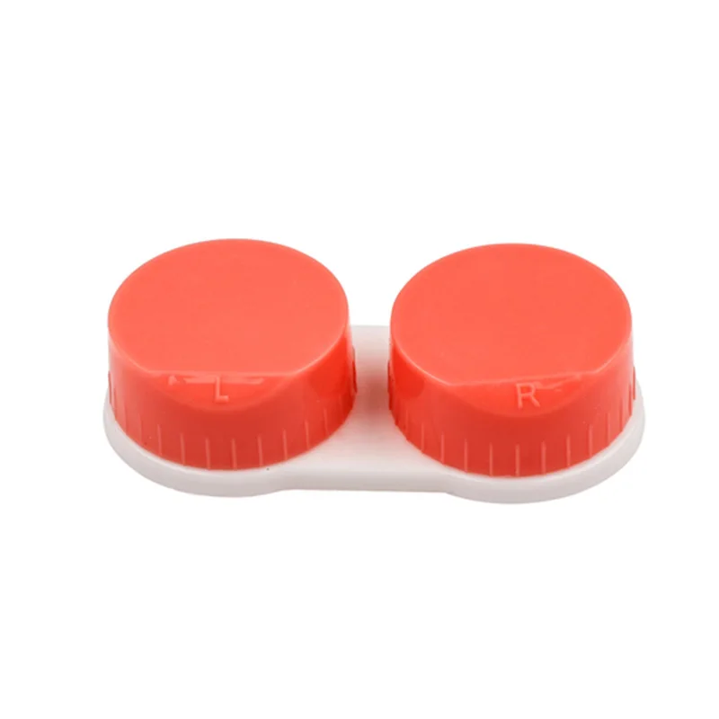 10Pcs Contact lens L+R Cases Storage Holder Soaking Container Travel Eyewear Accessories Box For Eye Lenses Wholesale Random