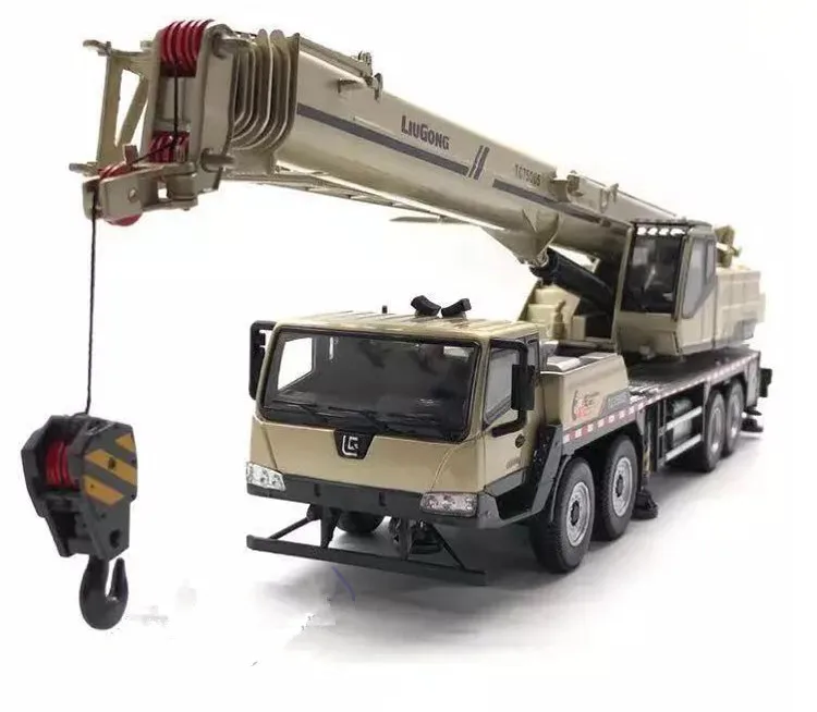 

Collectible Alloy Toy Model 1:50 Scale Liugong CLG TC750C5 Heavy Crane Engineering Machinery Diecast Model Commemorative Edition