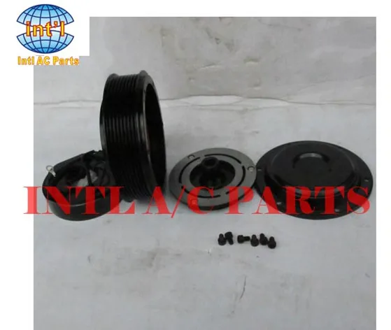 

auto air conditioning ac compressor clutch pulley for 10PA17C Excavator 12V 8PK 145.8/139.7mm