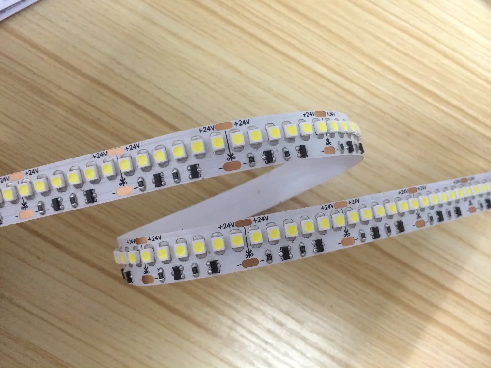 Free Shipping DC24V 3528 Constant Current LED Strip, 228leds/m 1-chip LED Light Strip, Density Led Strip Light