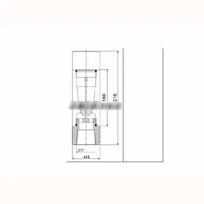 LZM-15G 1-11L/min Piping Type Liquid Flowmeter Water Flow Meter rotameter