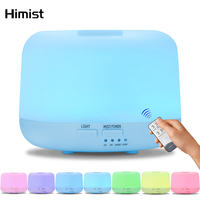 300ML Remote Control Ultrasonic Aroma Air Humidifier with 7 Color Lights Electric Aromatherapy Essential Oil Aroma Diffuser