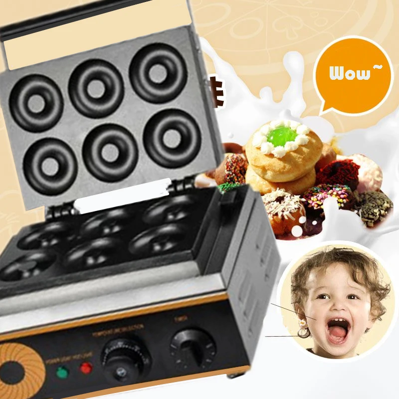 110v ou 220v máquina de waffle donuts donut/bolo fabricante