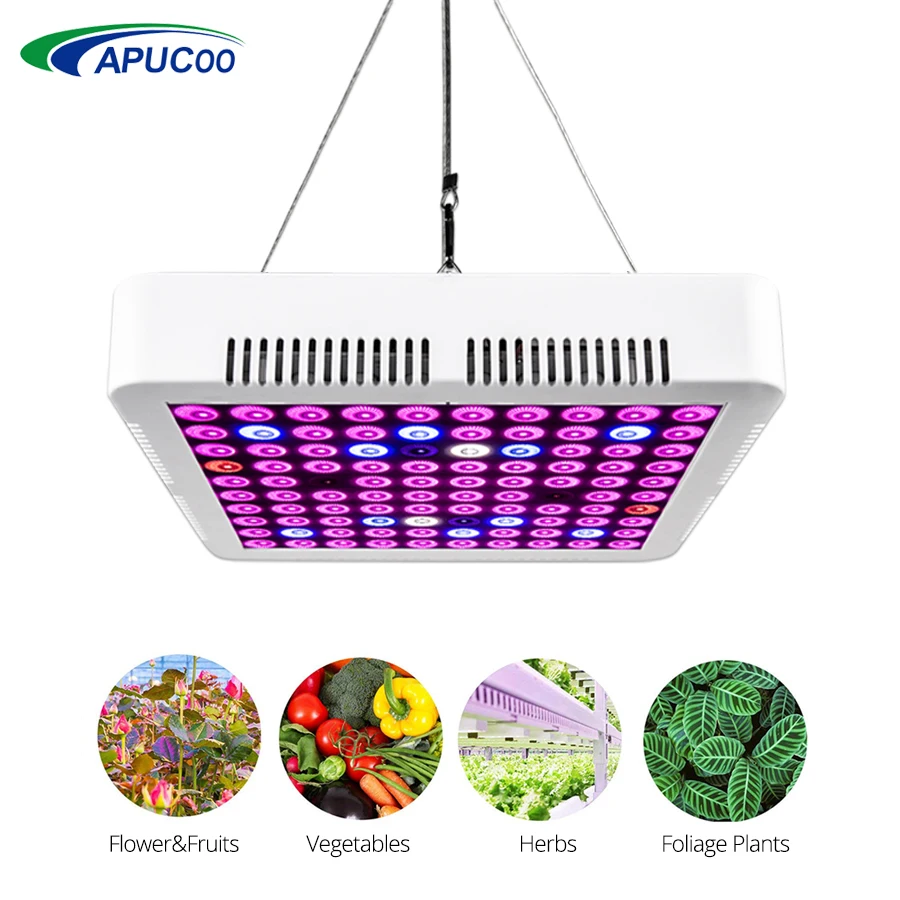 Lampe horticole de croissance LED 300W, éclairage pour culture intérieure de plantes, pépinière, fleurs, fruits, légumes, système hydroponique, tente