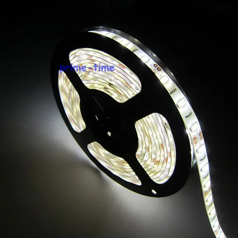 

5630 SMD 4500K Nature White LED Strip 5M 300LED IP65 waterproof flexible Light DC12V 60LED/m free shipping