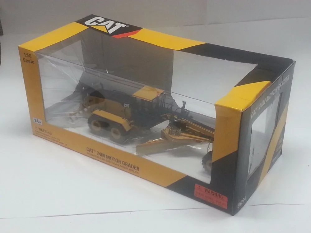 Gegoten Model Geschenk Norscot 1:50 Rups Kat 24M Motor Grader Technische Machines Voertuigen 55264 Voor Inzameling, Decoratie