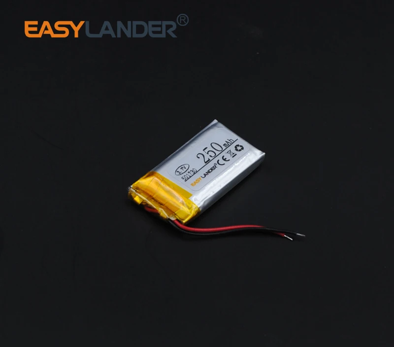 501730 3.7V 250mAh  Rechargeable Lithium Li Polymer Battery For Bluetooth Headset Mouse Bracelet  Wrist Watch 051730 Small cell