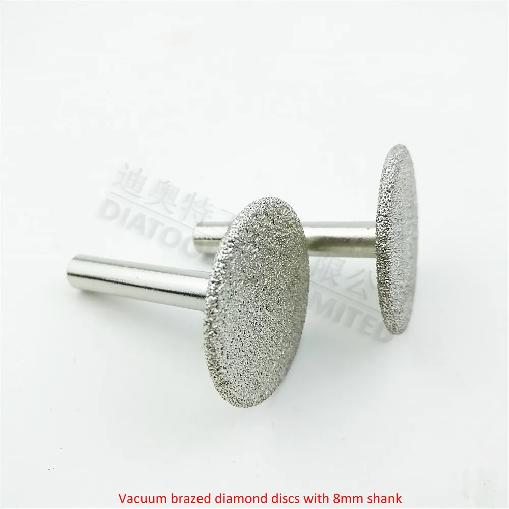 DIATOOL 3 قطع Dia40mm فراغ صنع من النحاس الماس أقراص مع 8 ملليمتر عرقوب الماس القرص لقطع طحن والحفر