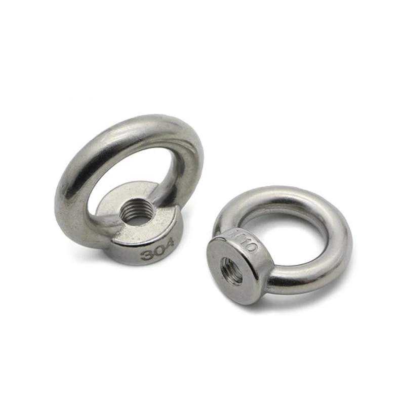 Lifting Eye Nuts/Screw Ring eyebolt Ring Hooking M3 M4 M5 M6 M8 M10 M12 304 Stainless steel