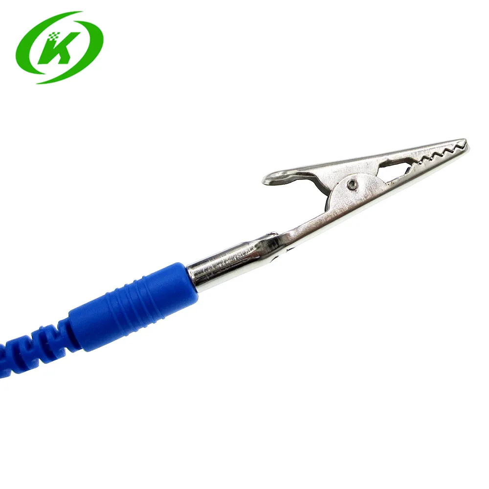 1ชิ้นไร้สายไร้สายคลิปป้องกันไฟฟ้าสถิตย์ป้องกันไฟฟ้าสถิตESDสายรัดข้อมือสายรัดข้อมือสายจำหน่ายไฟฟ้าสำหรับIC PLCC worke