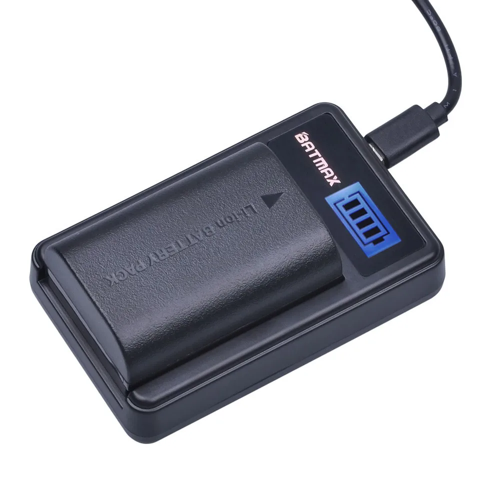 2x2650mah bateria da câmera LP-E6 lpe6 lp e6 + lcd carregador usb para canon dslr eos 5d mark ii iii 60d 60da 7d 70d 6d