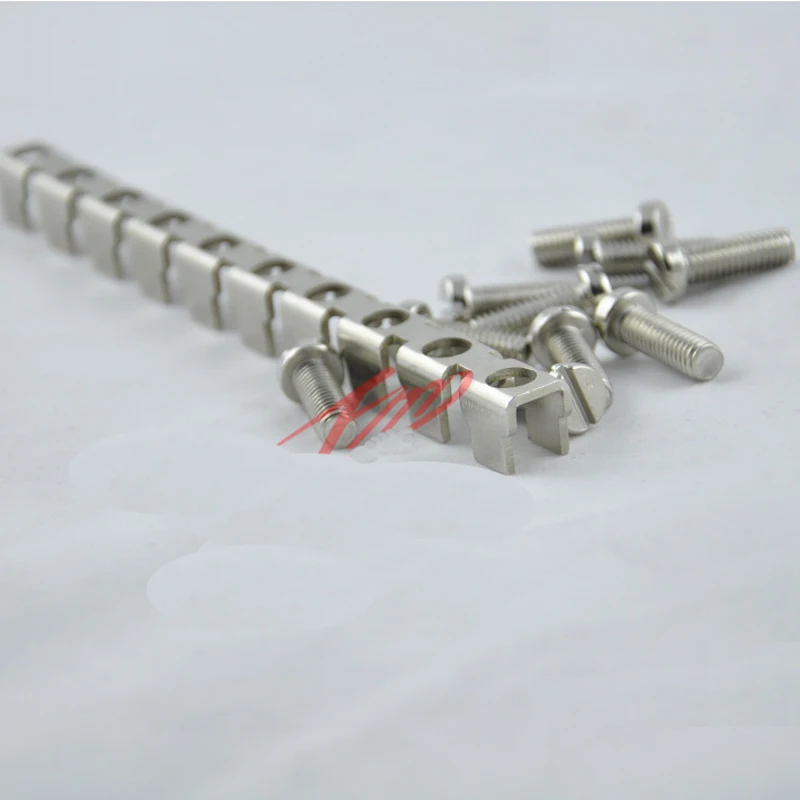 Borniers Rail Din UK35N, accessoires barres de cavalier