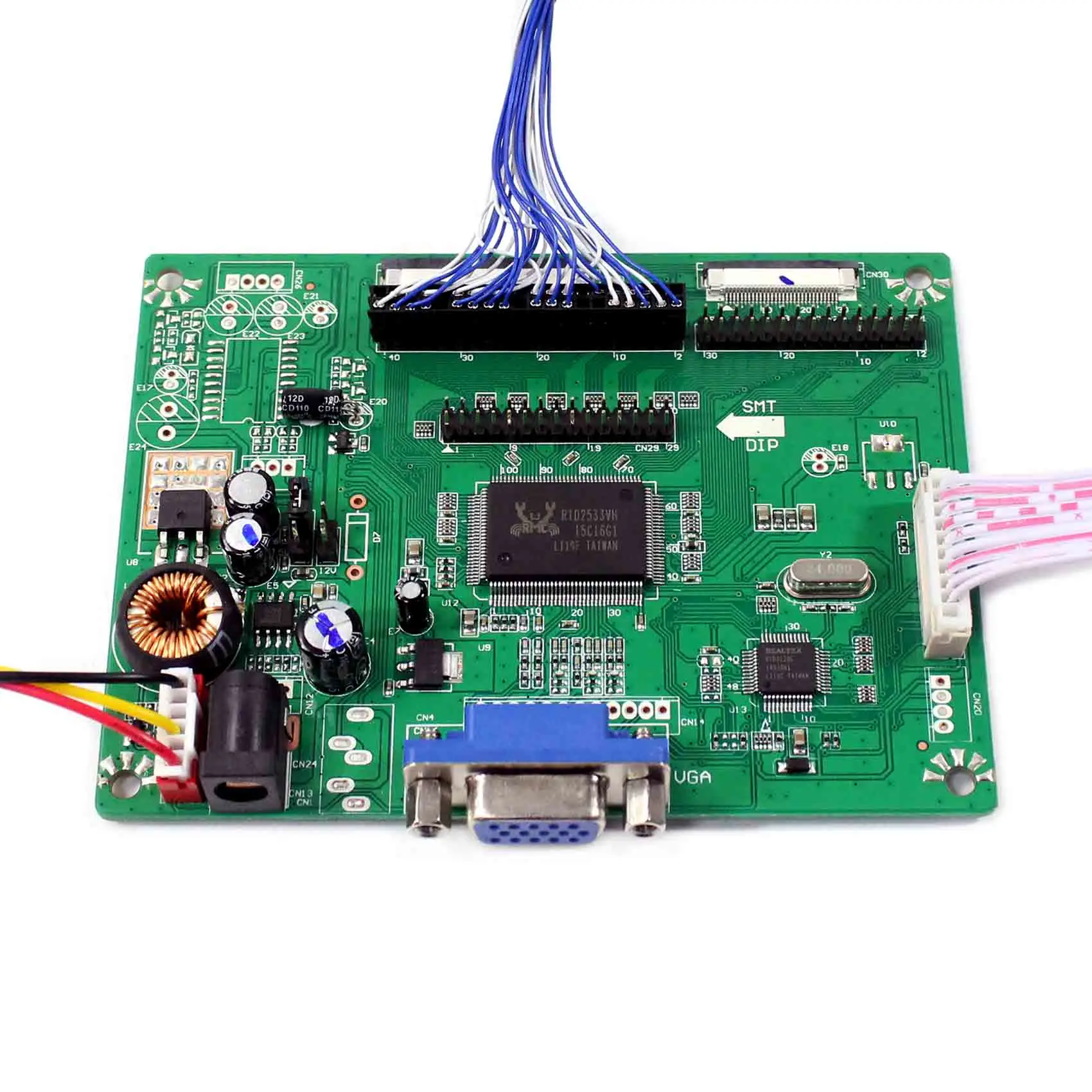 6.5 polegada T-51750GD065J-FW 640x480 tela lcd para exibição industrial com placa de controlador vga lcd