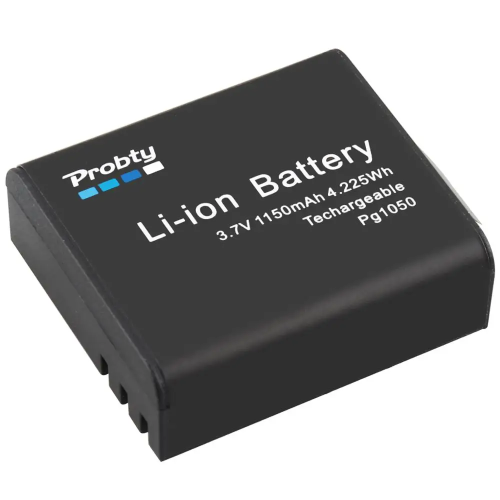 1 Pc 1150mAh PG1050 Rechargeable Battery For SJCAM SJ4000 SJ5000X EKEN H9 H9R H8R H8 action Camera M10 H3R H6S H5S Plus