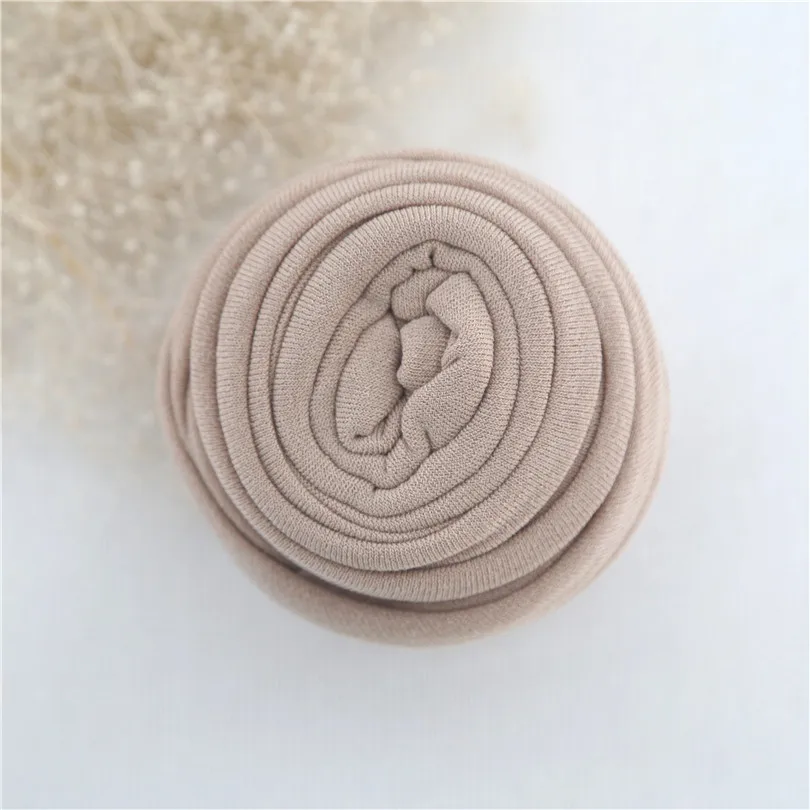 Pasgeboren Rekbare Wrap Pasgeboren Fotografie Prop Baby Boy Gelaagdheid Stof Getextureerde Swaddle Deken Gebreide Wikkel Stretch Jersey Wrap