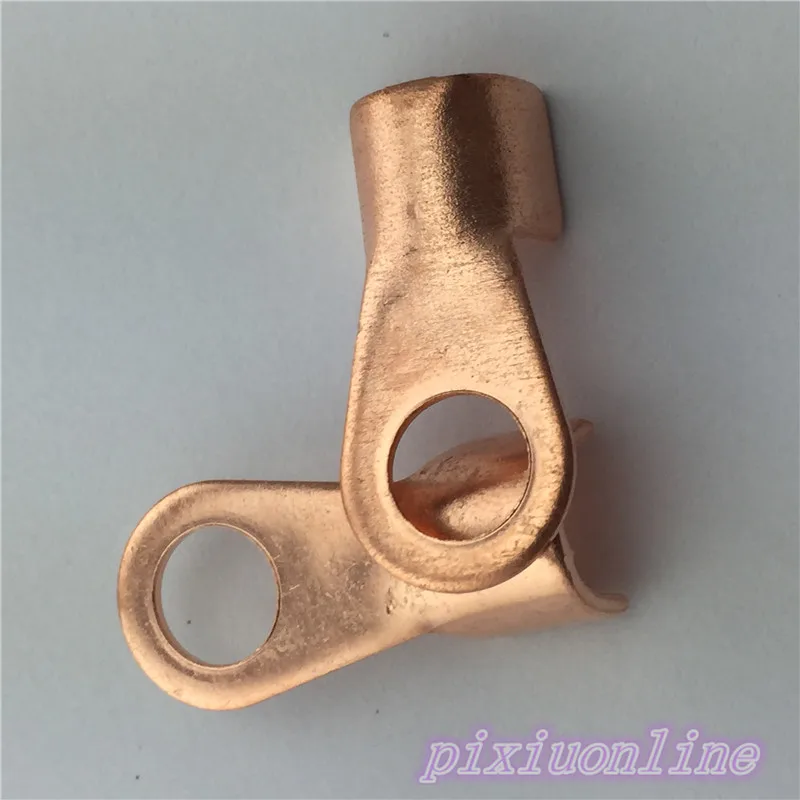 10pcs For 4-16Wire  60A 8mm Dia Copper Circular Splice Terminal L5Y Wire Naked Connector High Quality
