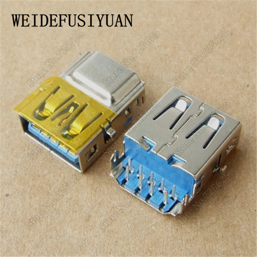 

50-100PCS 3.0 USB Jack connector for Dell 14 3421 24215421 5423 5435 Female Socket Port Plug