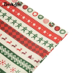 Booksew 100% Twill di Cotone Tessuto Di Natale di Design Per La Casa Tessile di Stoffa Da Cucire Quilting Patchwork FAI DA TE Artigianato Bambino Cuscino Lenzuolo