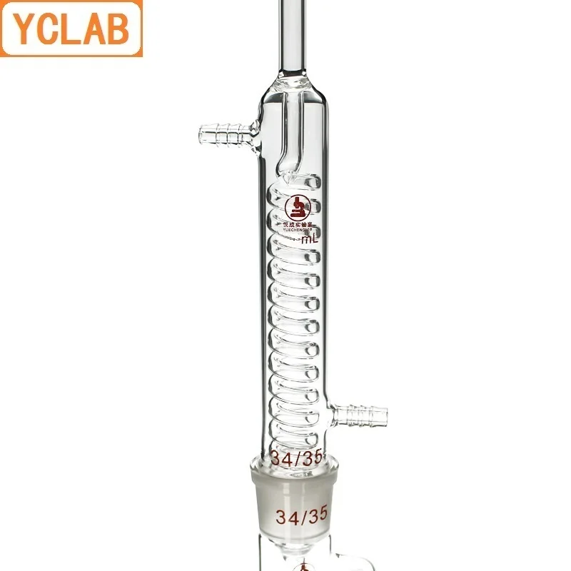 YCLAB 100mL Extraction Apparatus Soxhlet with Coiled Condenser and Ground Glass Joints Laboratory Chemistry Equipment